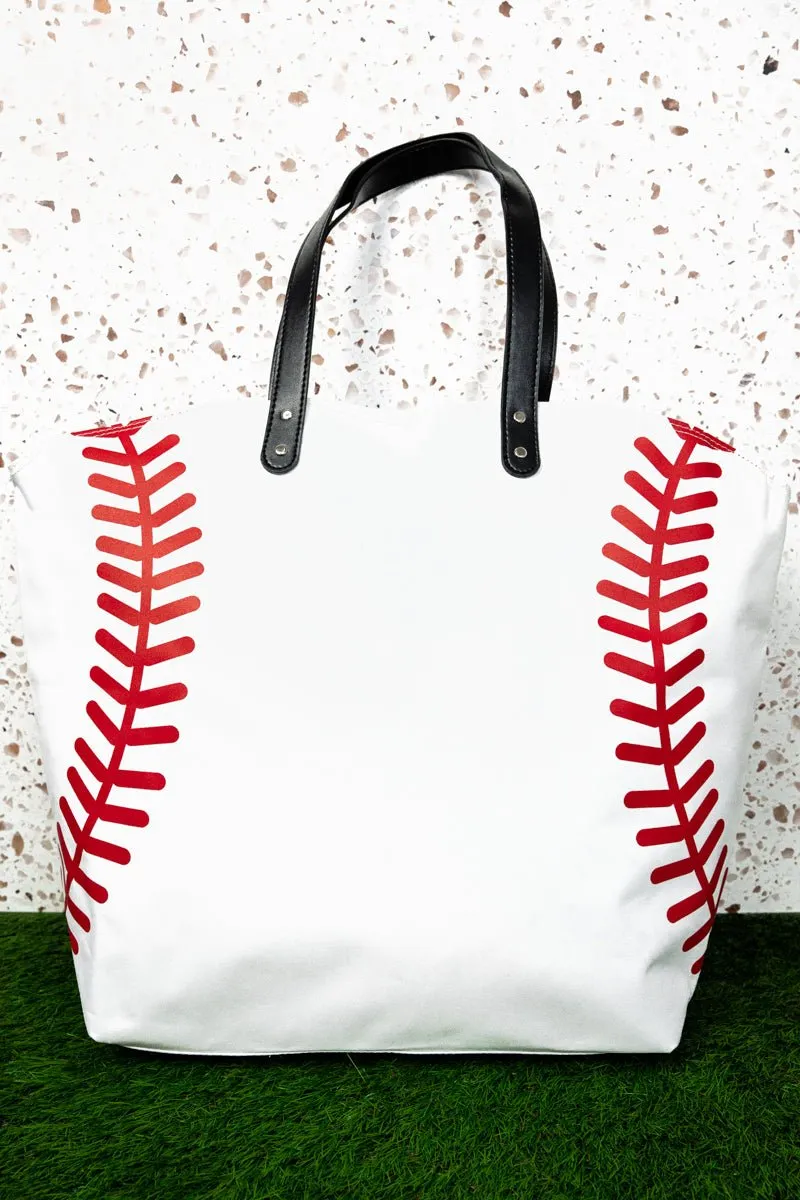 NGIL Baseball Laces All Day Tote