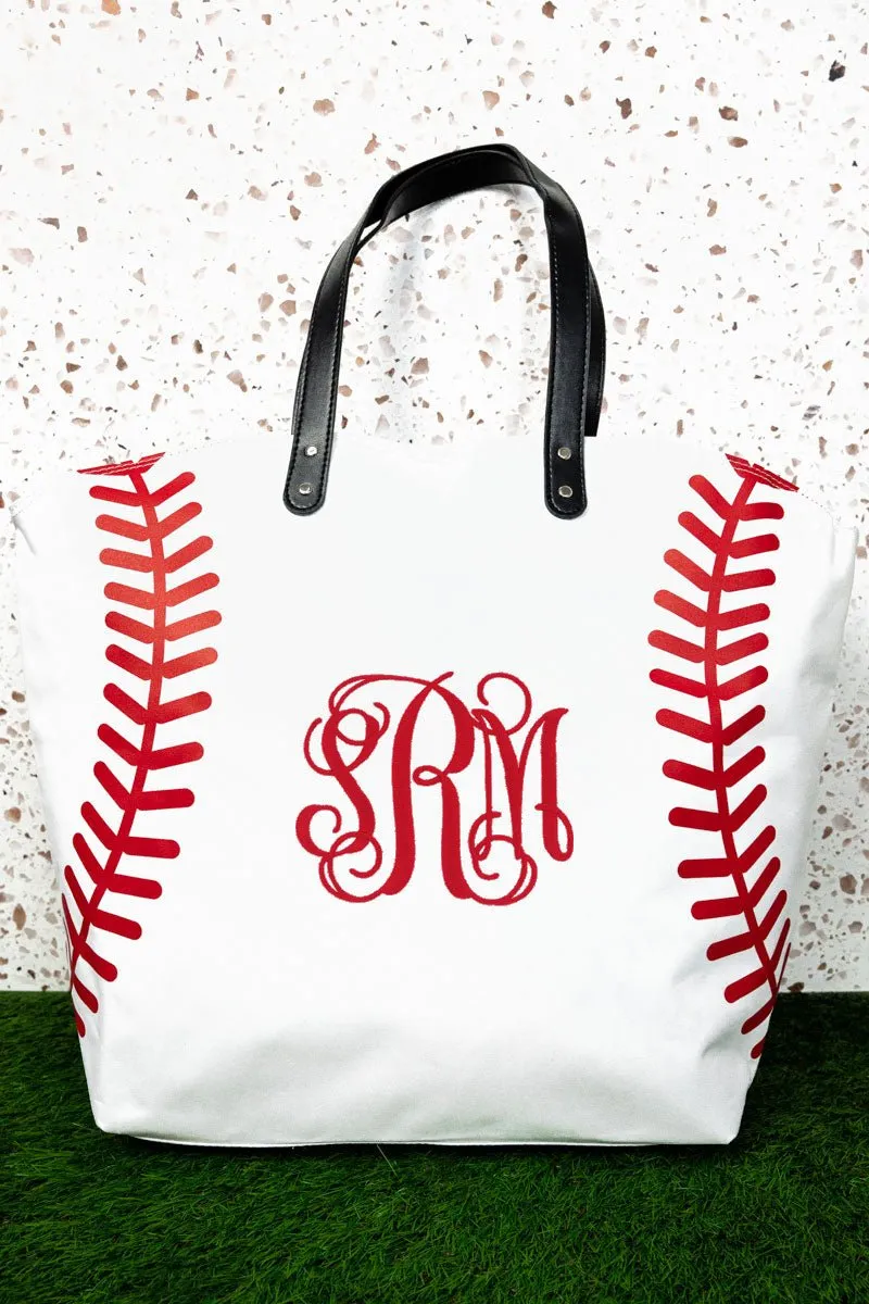 NGIL Baseball Laces All Day Tote