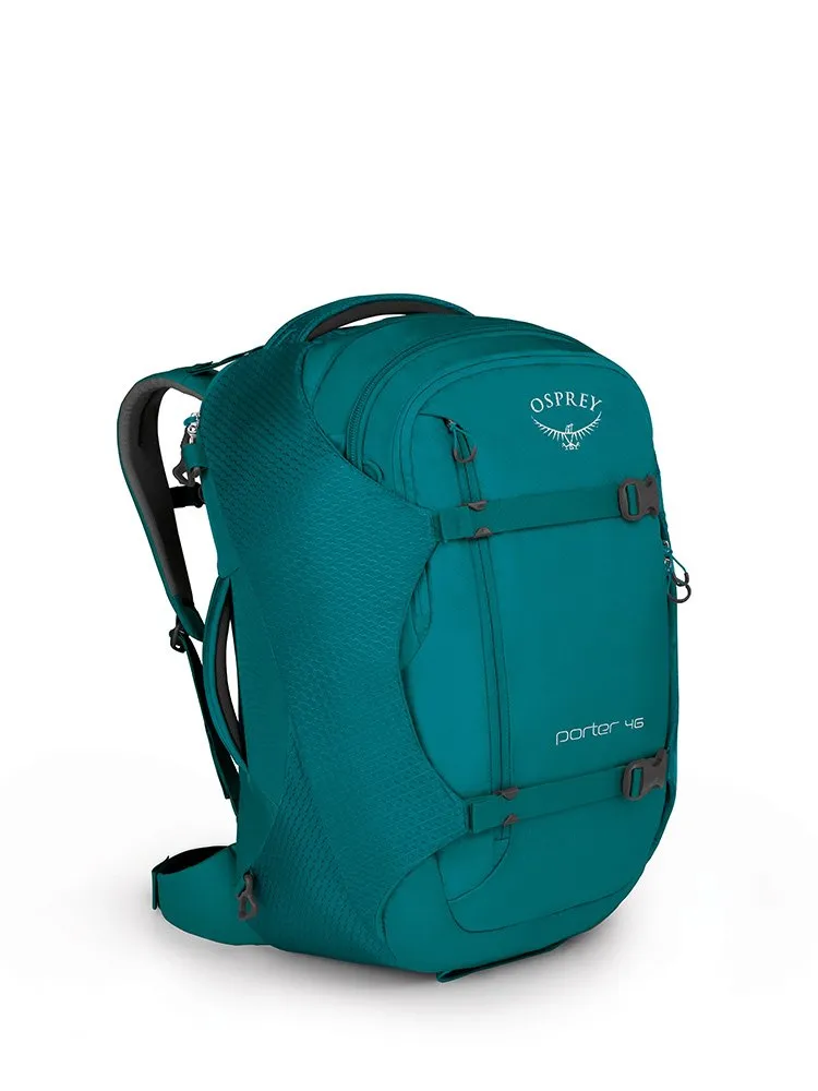 Osprey Packs Porter 46 Travel Backpack, Mineral Teal