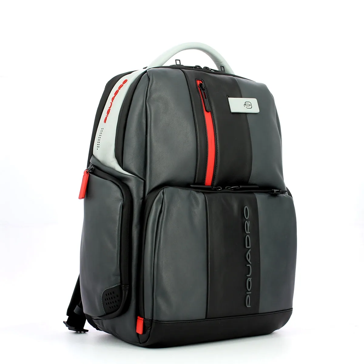 Piquadro - Anti-theft fast-Check Laptop Backpack 15.6 Urban - CA4550UB00BM - GRIGIO/NERO