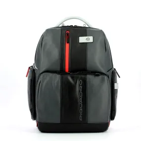 Piquadro - Anti-theft fast-Check Laptop Backpack 15.6 Urban - CA4550UB00BM - GRIGIO/NERO