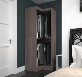 Pur 33W Corner Closet Organizer - Bark Grey