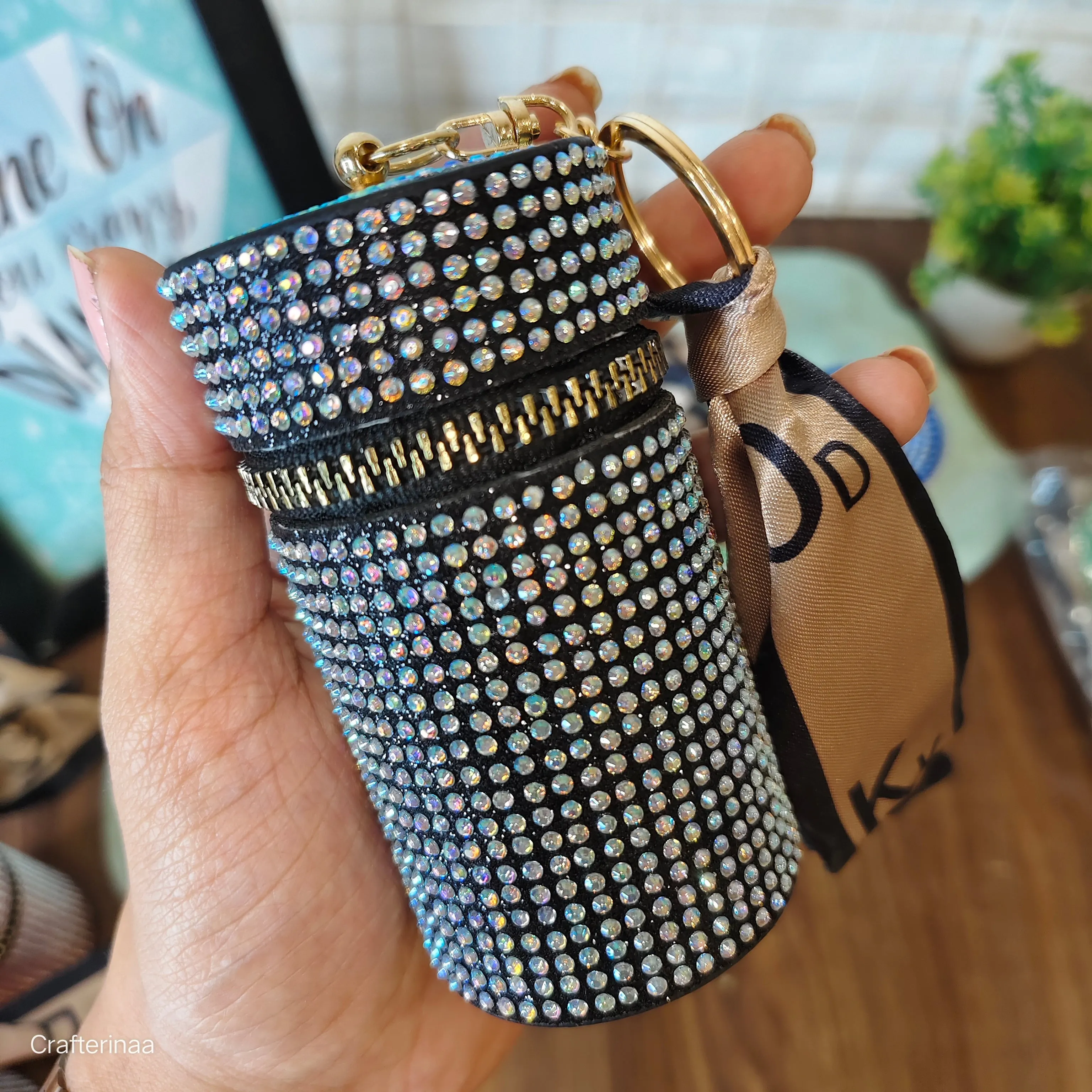 Rhinestone coin pouches