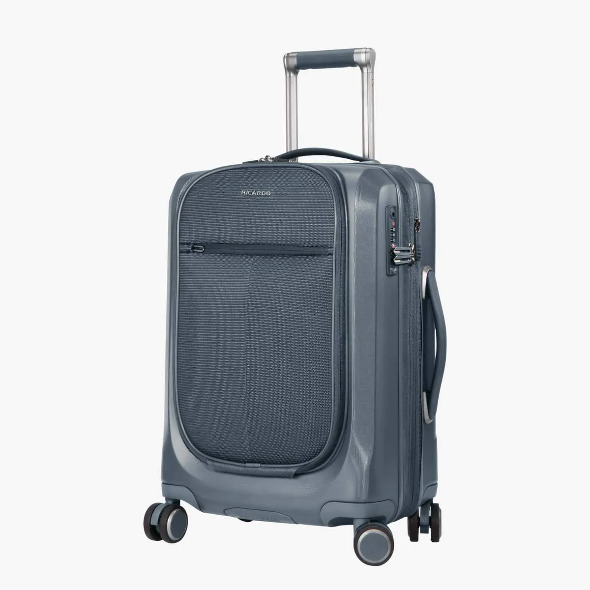 Ricardo Beverly Hills Cupertino Carry-On Spinner Luggage w/Built-In USB Charging Capability