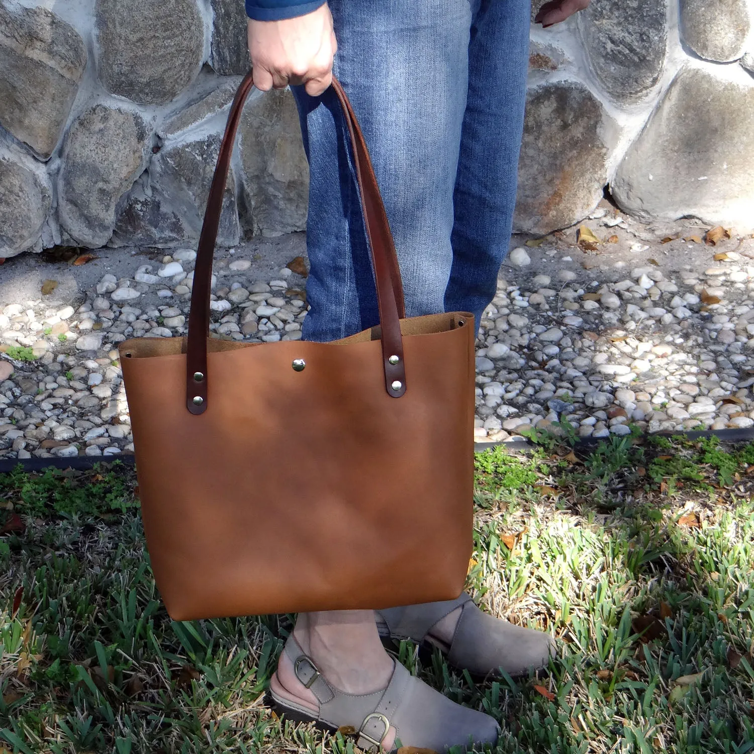 Sarasota Leather Tote