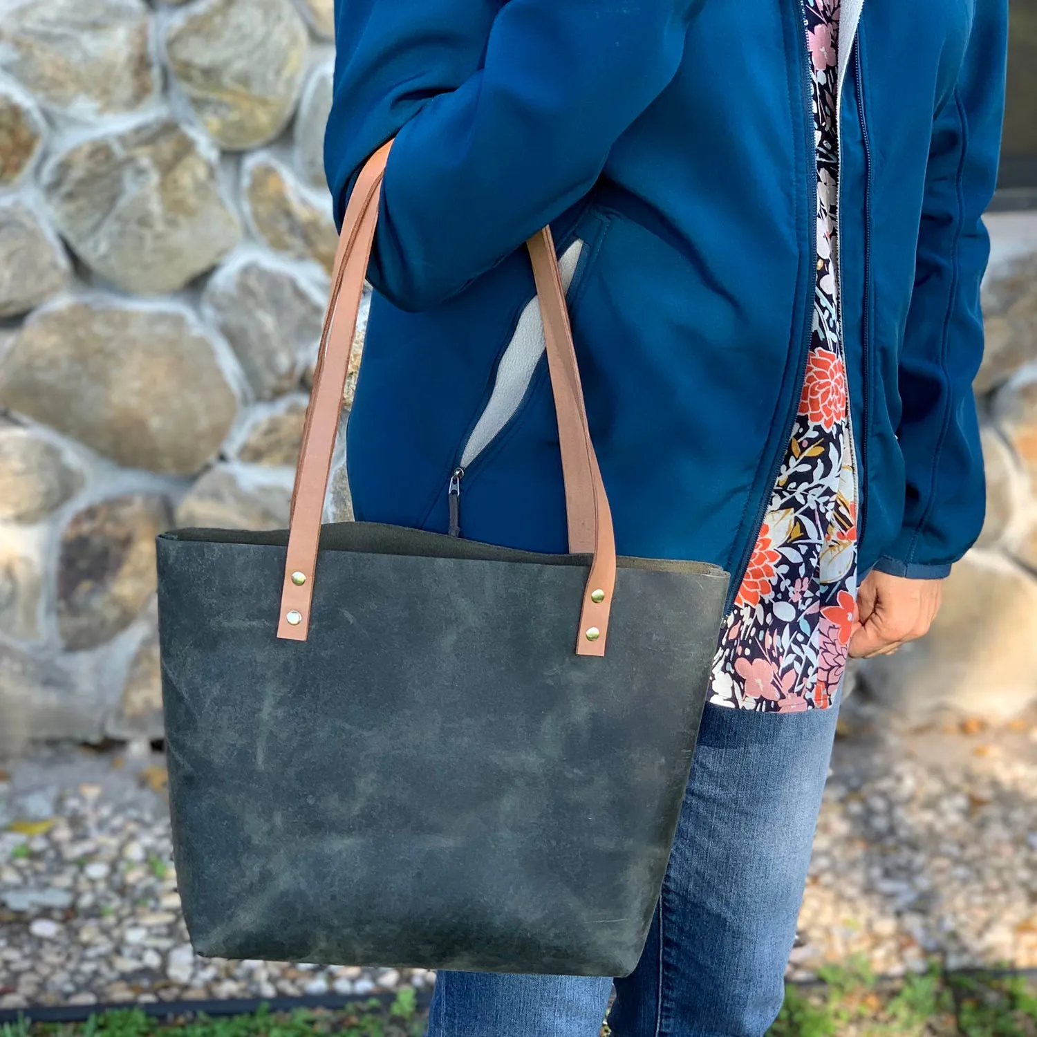 Sarasota Leather Tote