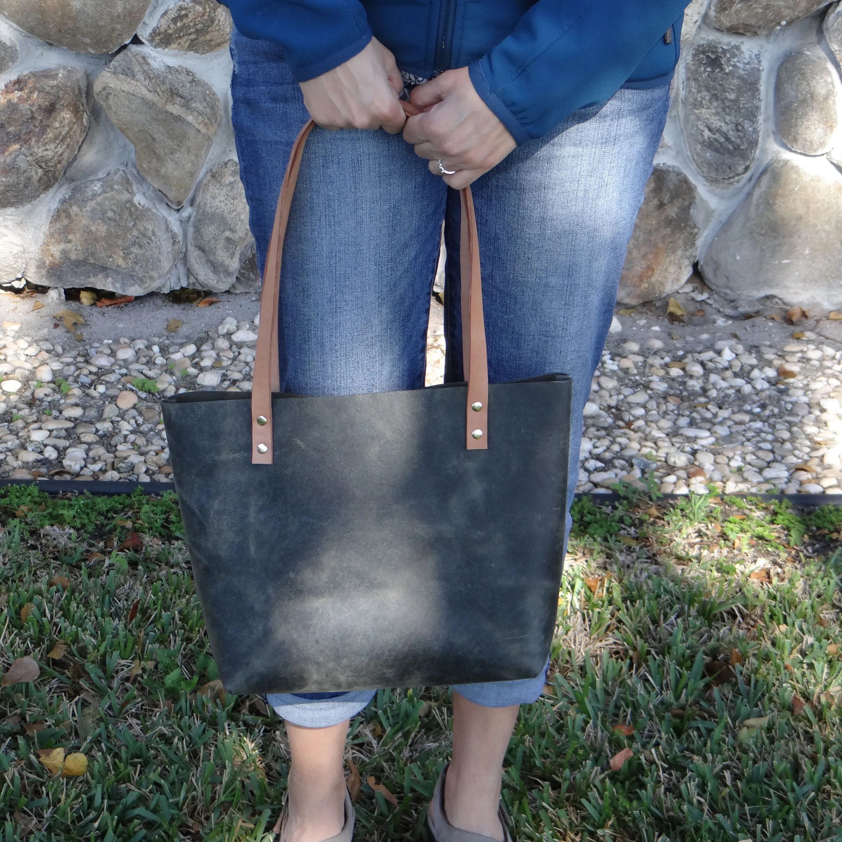 Sarasota Leather Tote