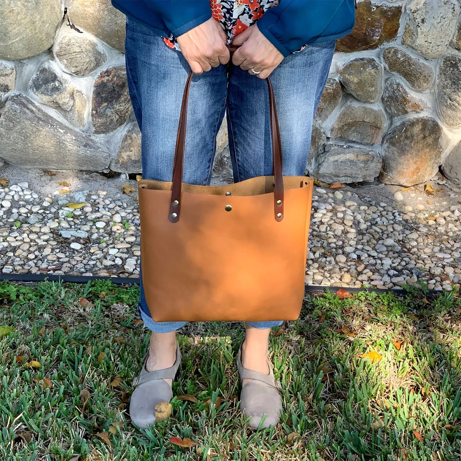 Sarasota Leather Tote