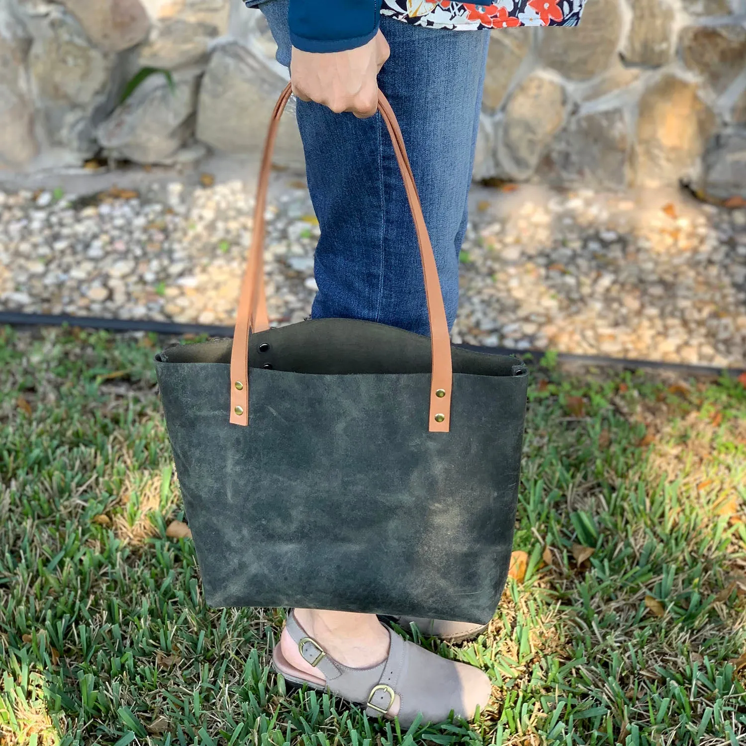 Sarasota Leather Tote