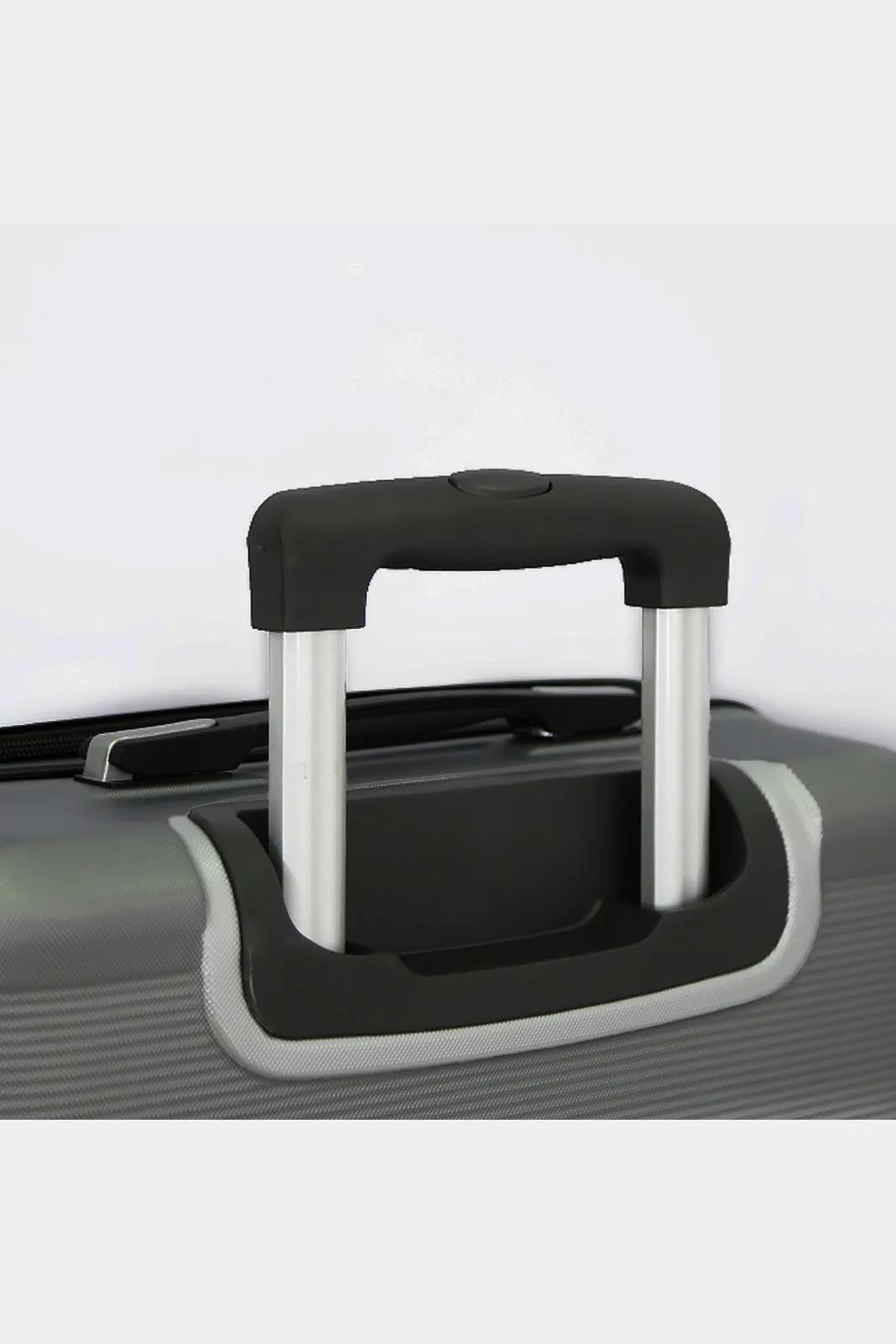 Silver Textured Trolley Set (3 Piece)