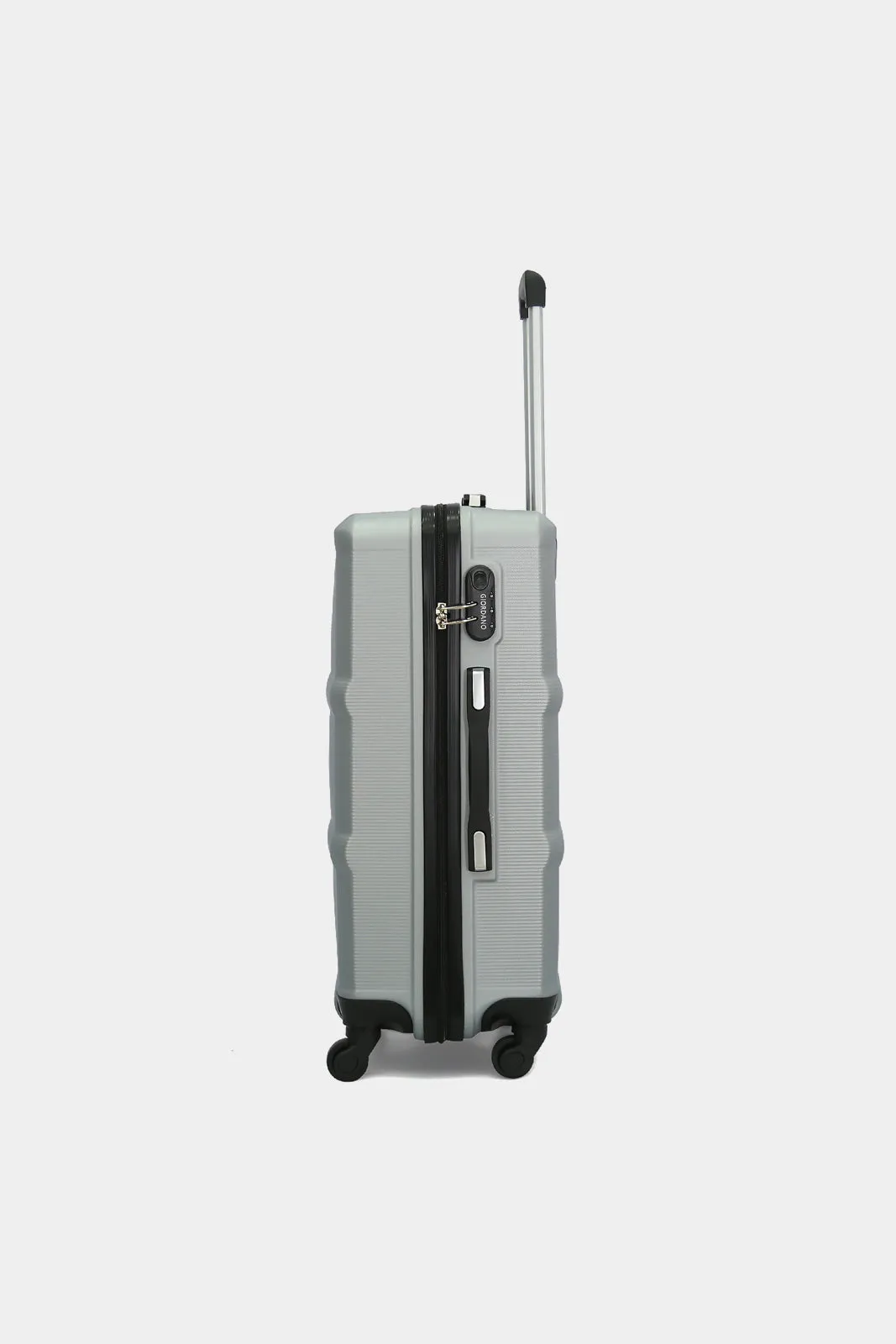 Silver Textured Trolley Set (3 Piece)
