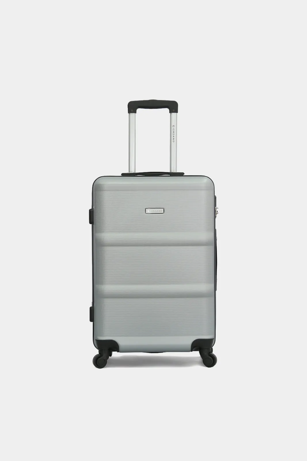 Silver Textured Trolley Set (3 Piece)