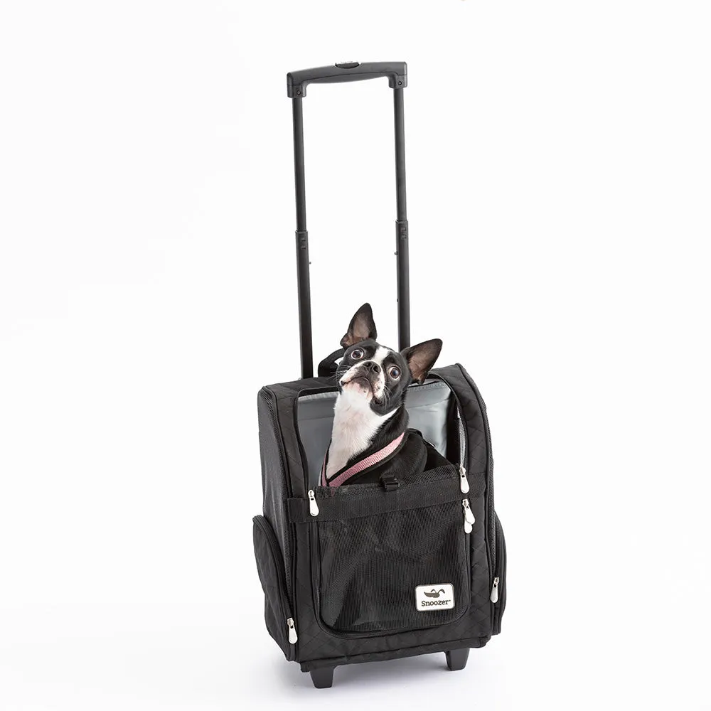 snoozer roll around carrier - black