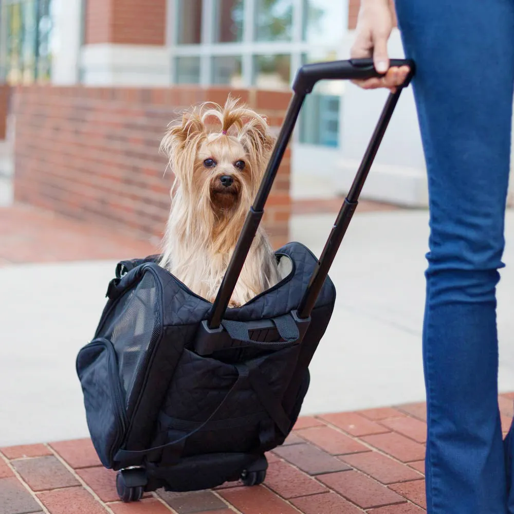 snoozer roll around carrier - black