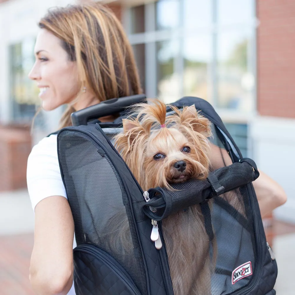 snoozer roll around carrier - black