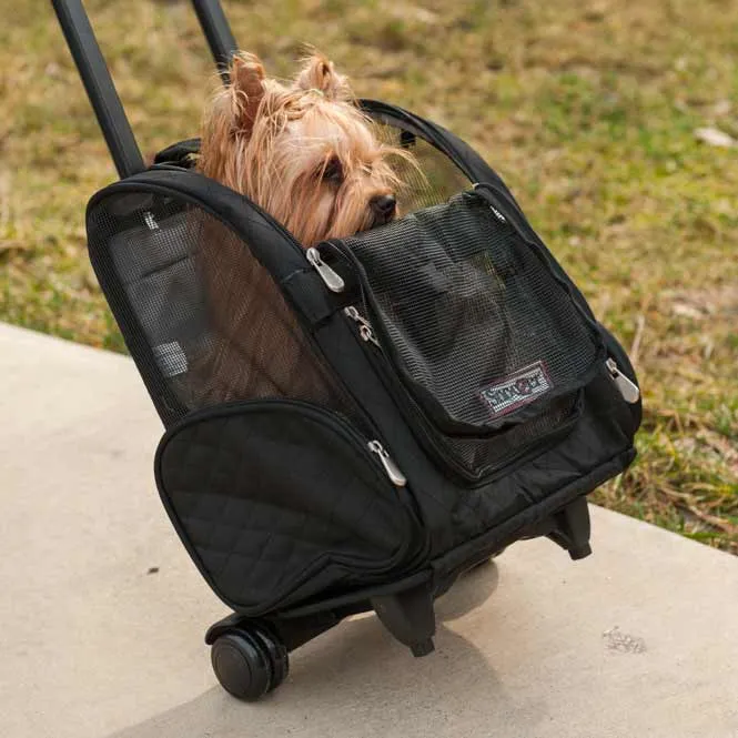 snoozer roll around carrier - black