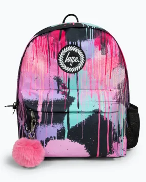 Spray Paint V2 Badge Backpack in Black