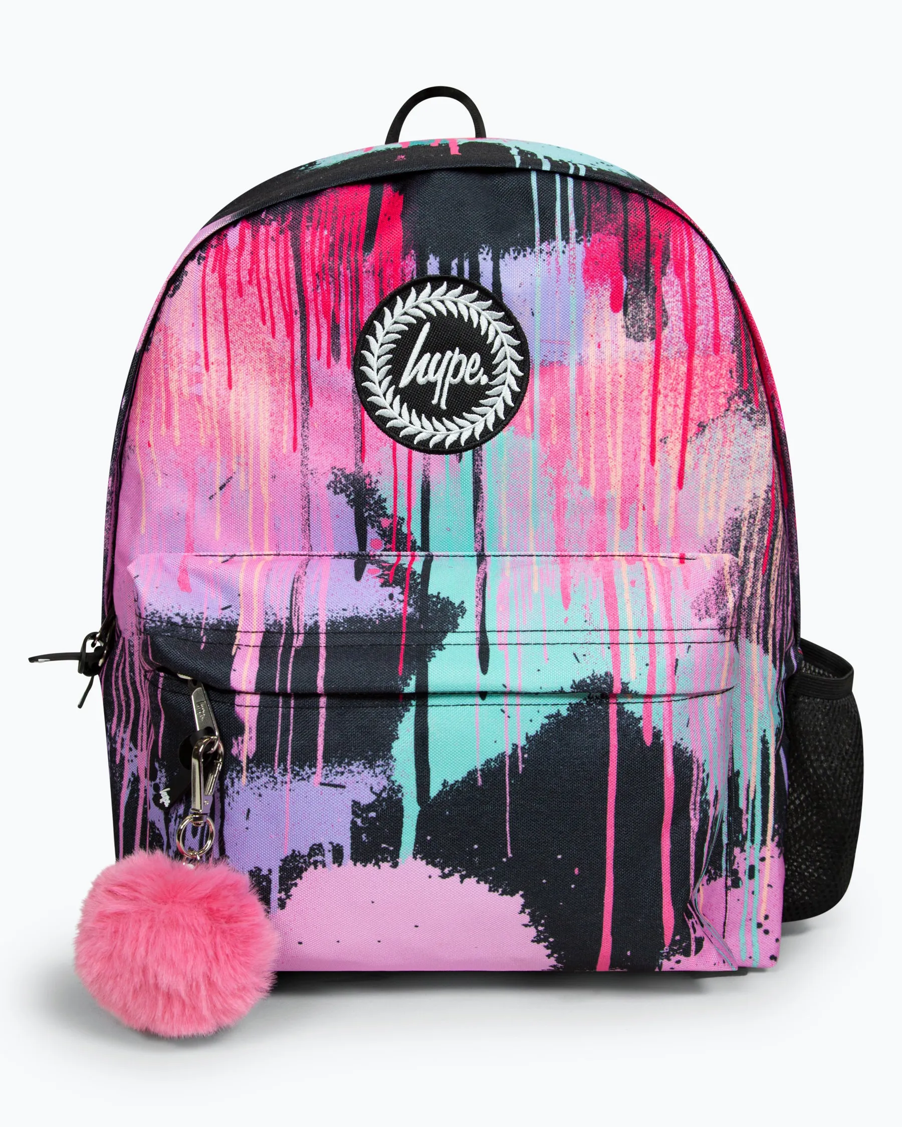 Spray Paint V2 Badge Backpack in Black