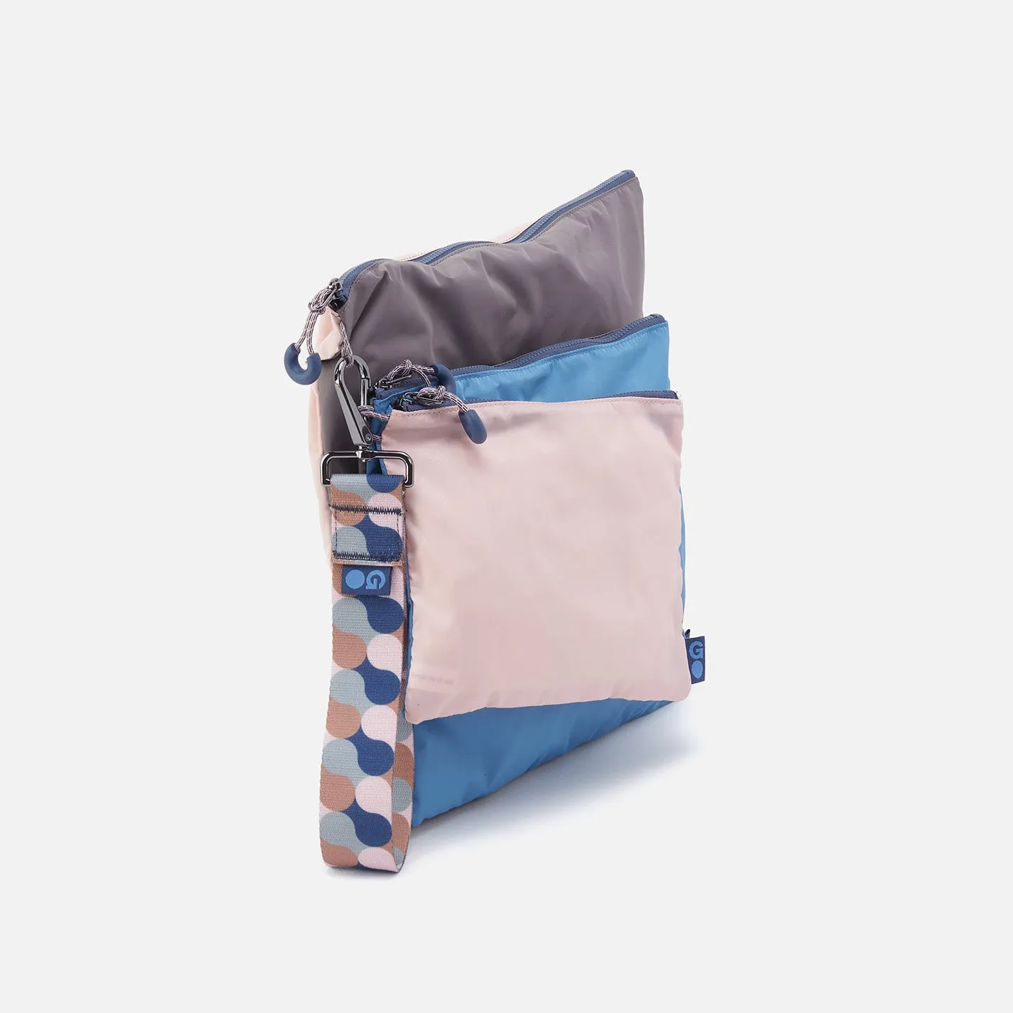 TAKE IT EASY Wristlet Set in PackLite Nylon - Poly Hue