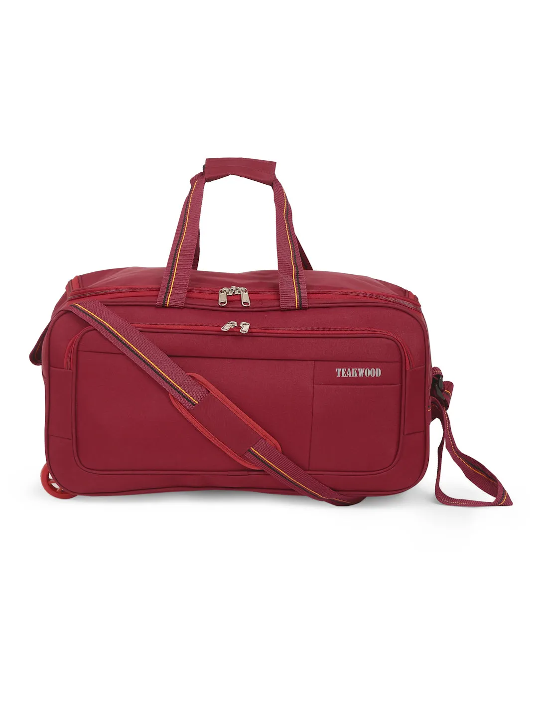 Teakwood Rolling Medium Duffel Bag (Red)