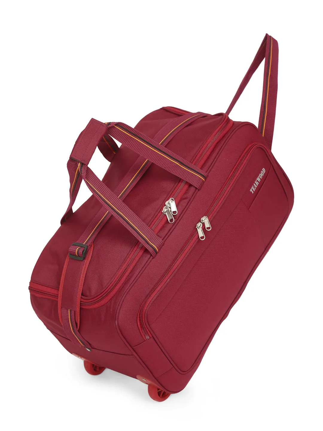 Teakwood Rolling Medium Duffel Bag (Red)