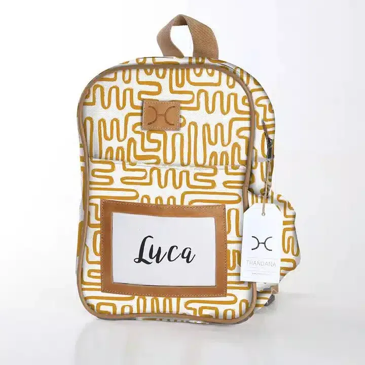 Thandana Laminated Fabric Kids Backpack
