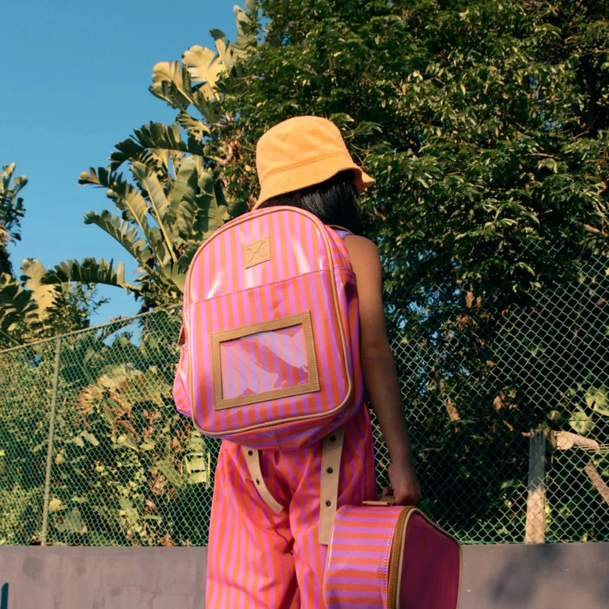 Thandana Laminated Fabric Kids Backpack