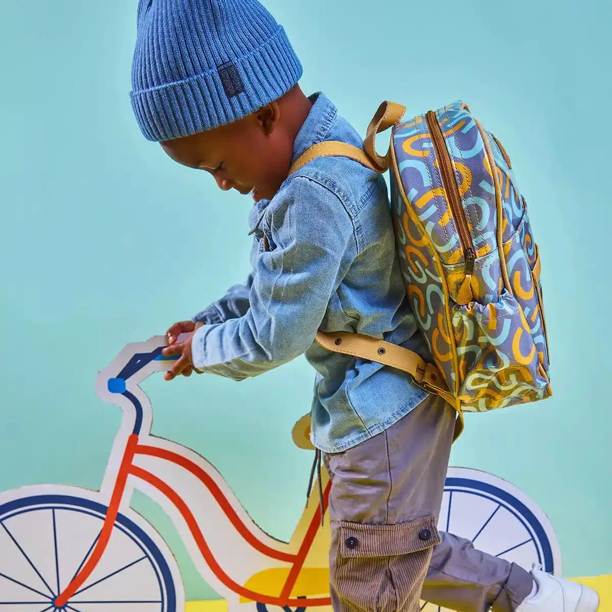 Thandana Laminated Fabric Kids Backpack