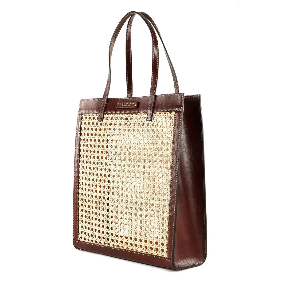 The Bridge - Mirra Wow Marrone Tote - 041305AP - MARRONE/14/ORO