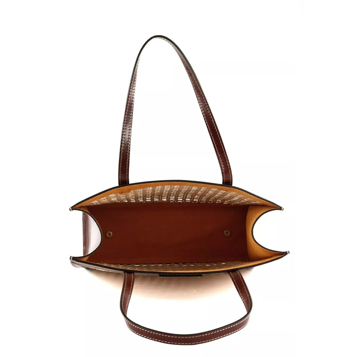 The Bridge - Mirra Wow Marrone Tote - 041305AP - MARRONE/14/ORO