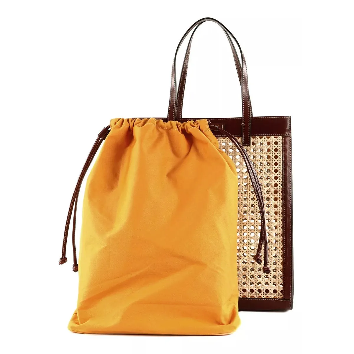 The Bridge - Mirra Wow Marrone Tote - 041305AP - MARRONE/14/ORO