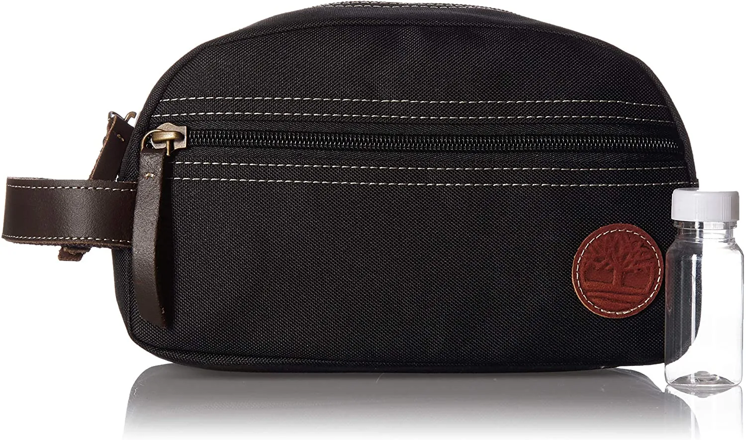 Timberland Men's Travel Kit Toiletry Bag Organizer, Black