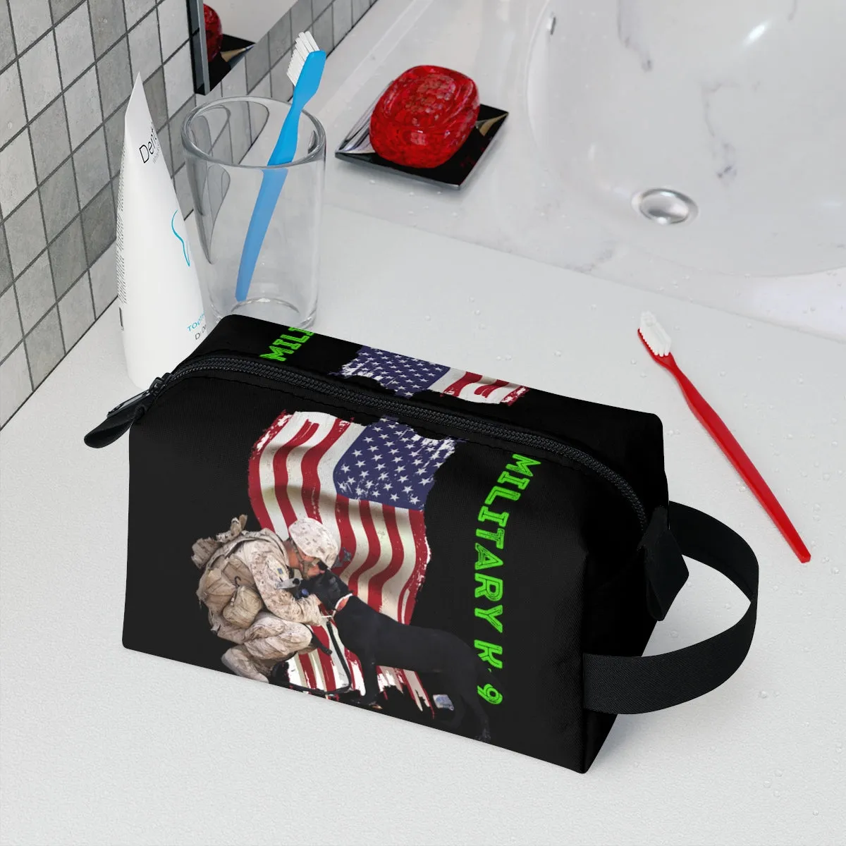 Toiletry Bag (K-9 Light Black  ) Military Styling