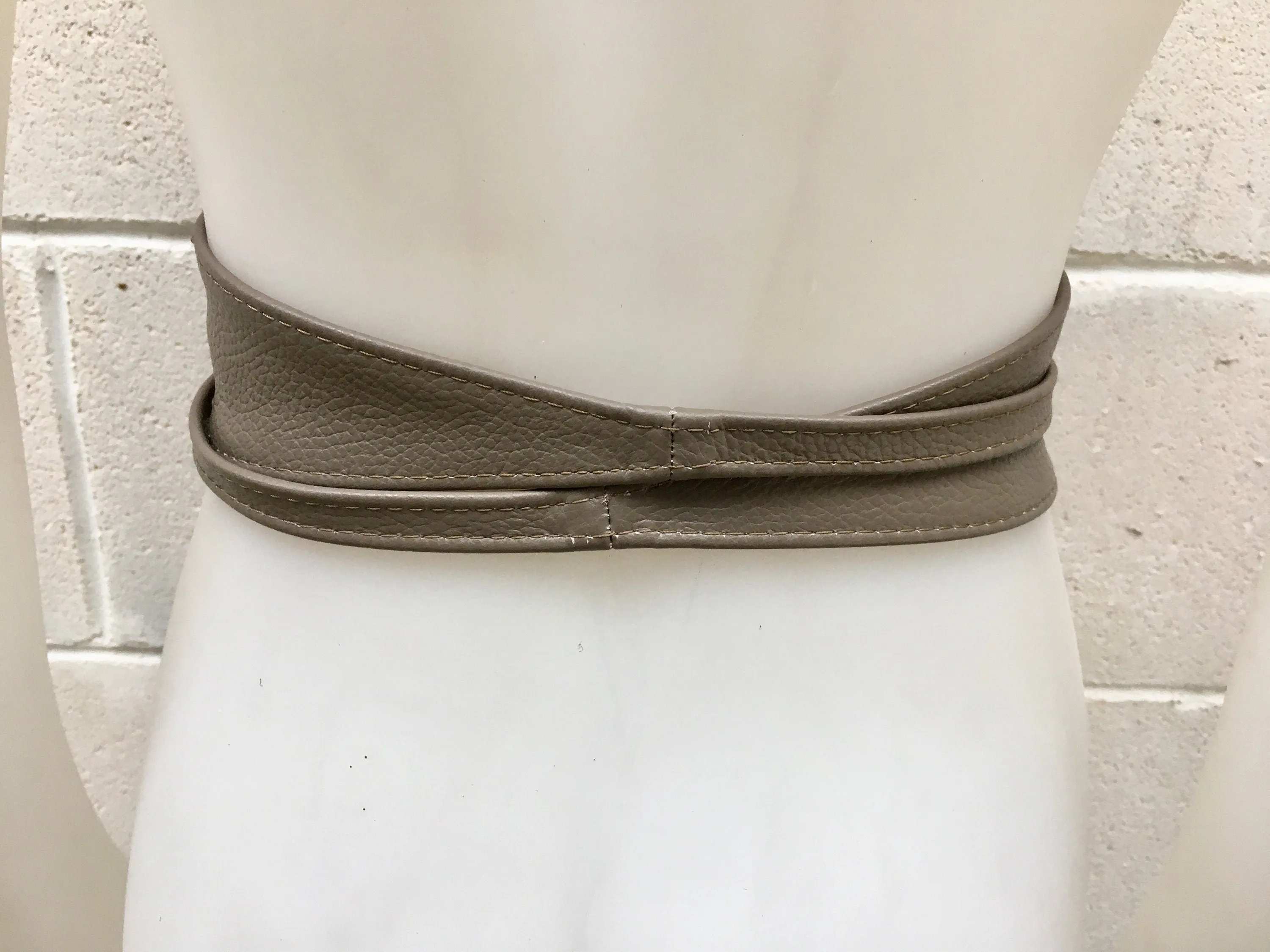Tote bag in TAUPE with belt.Soft natural GENUINE leather bag   belt set. Large dark beige leather bag. Computer, tablet or Laptop bag.