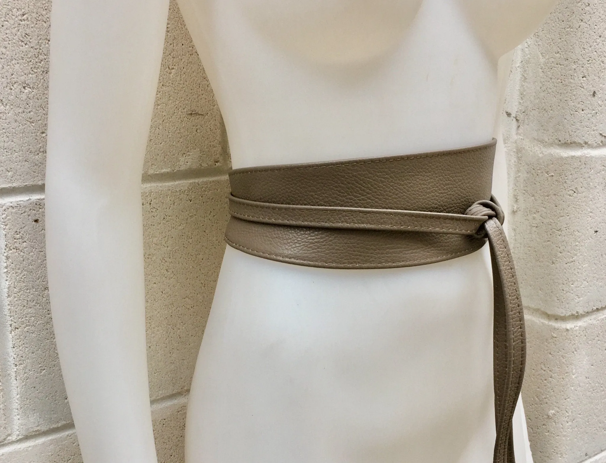 Tote bag in TAUPE with belt.Soft natural GENUINE leather bag   belt set. Large dark beige leather bag. Computer, tablet or Laptop bag.