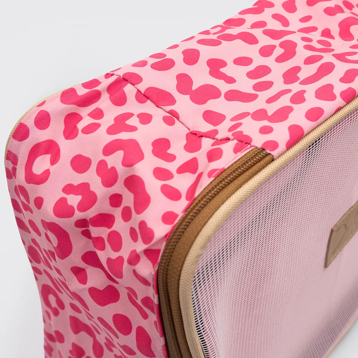 Travel Luggage Organizer Pods 6 piece set | Cheetah Pink - OUT OF STOCK - SUPPLY END OF FEB25