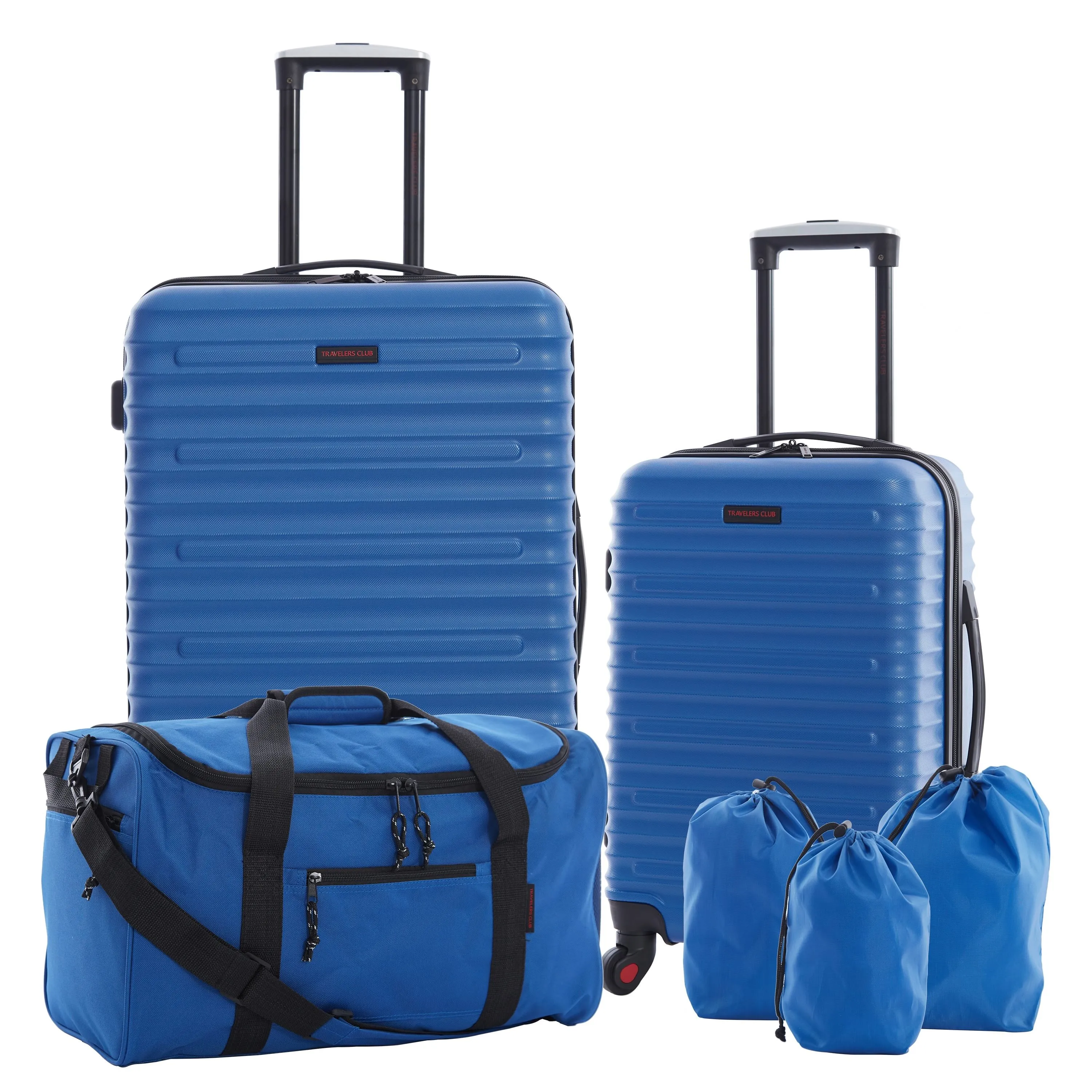 Travelers Club Tour 6 Piece Hardside and Softside Luggage Set