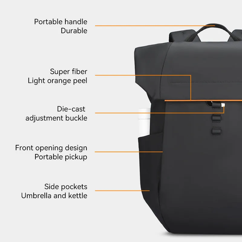 Unique Design: 180° Closure Large Capacity Switchable Multi-functional Backpack 28L