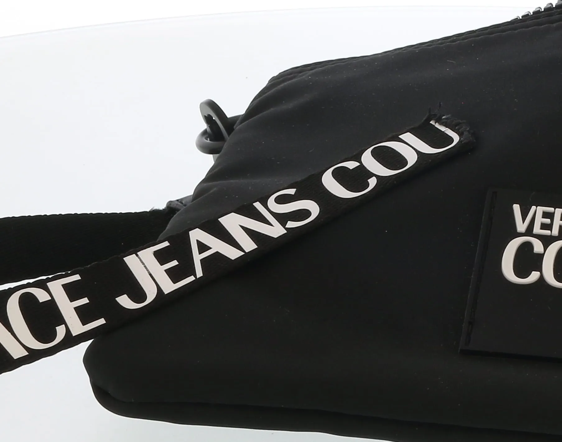 Versace Jeans Couture Black Signature Wristlet/Pouch