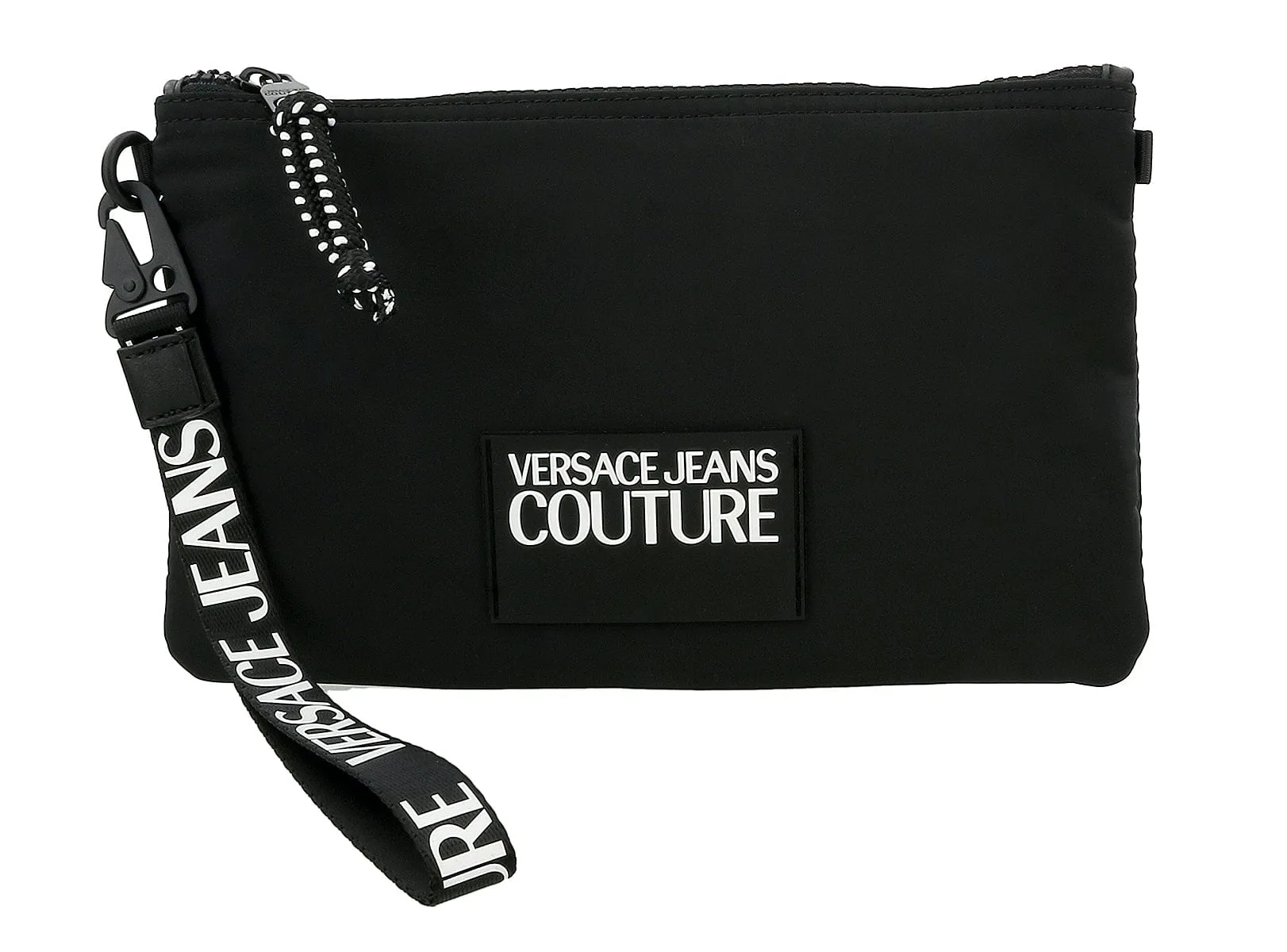 Versace Jeans Couture Black Signature Wristlet/Pouch
