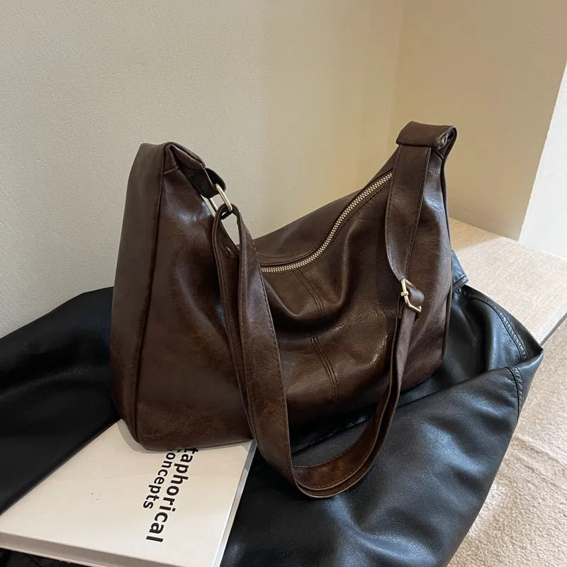 Women's Large Capacity All-match Simple Leisure Tote Shoulder Bag