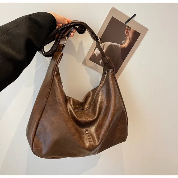 Women's Large Capacity All-match Simple Leisure Tote Shoulder Bag