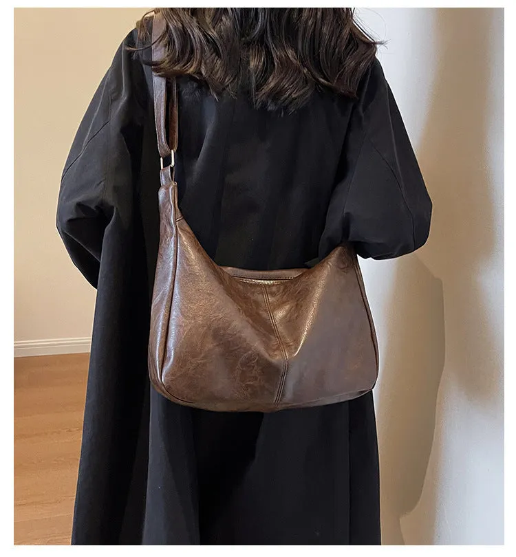 Women's Large Capacity All-match Simple Leisure Tote Shoulder Bag