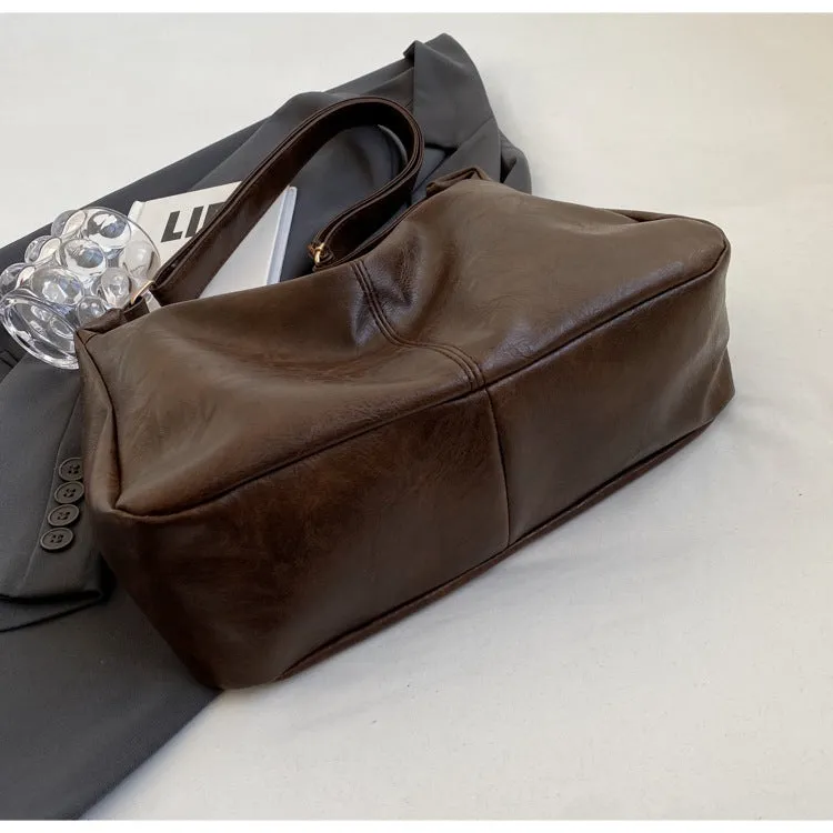 Women's Large Capacity All-match Simple Leisure Tote Shoulder Bag