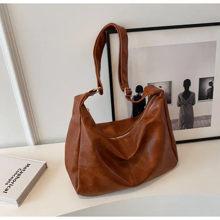 Women's Large Capacity All-match Simple Leisure Tote Shoulder Bag