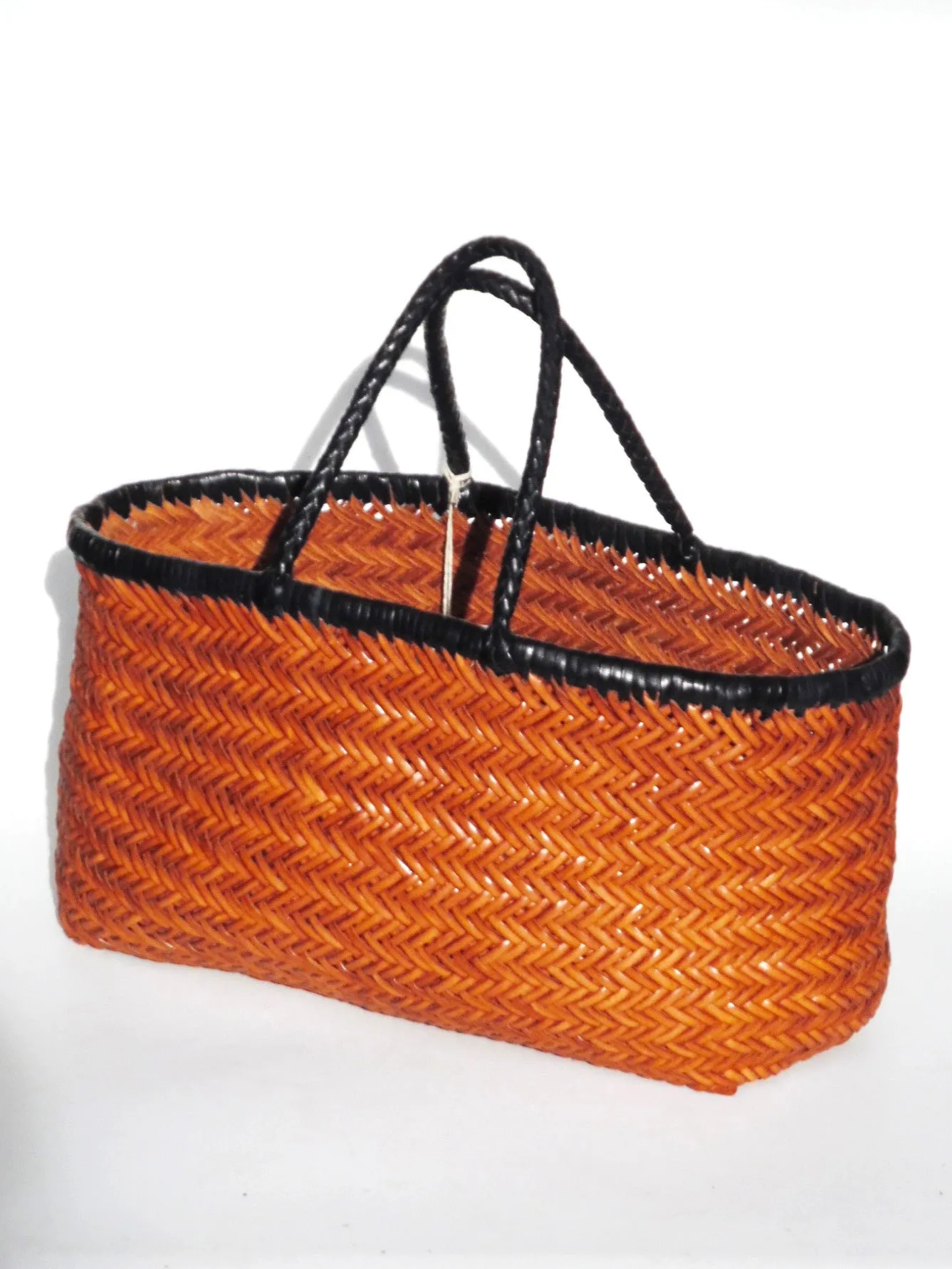 Woven Leather Market Tote - Advance Orders