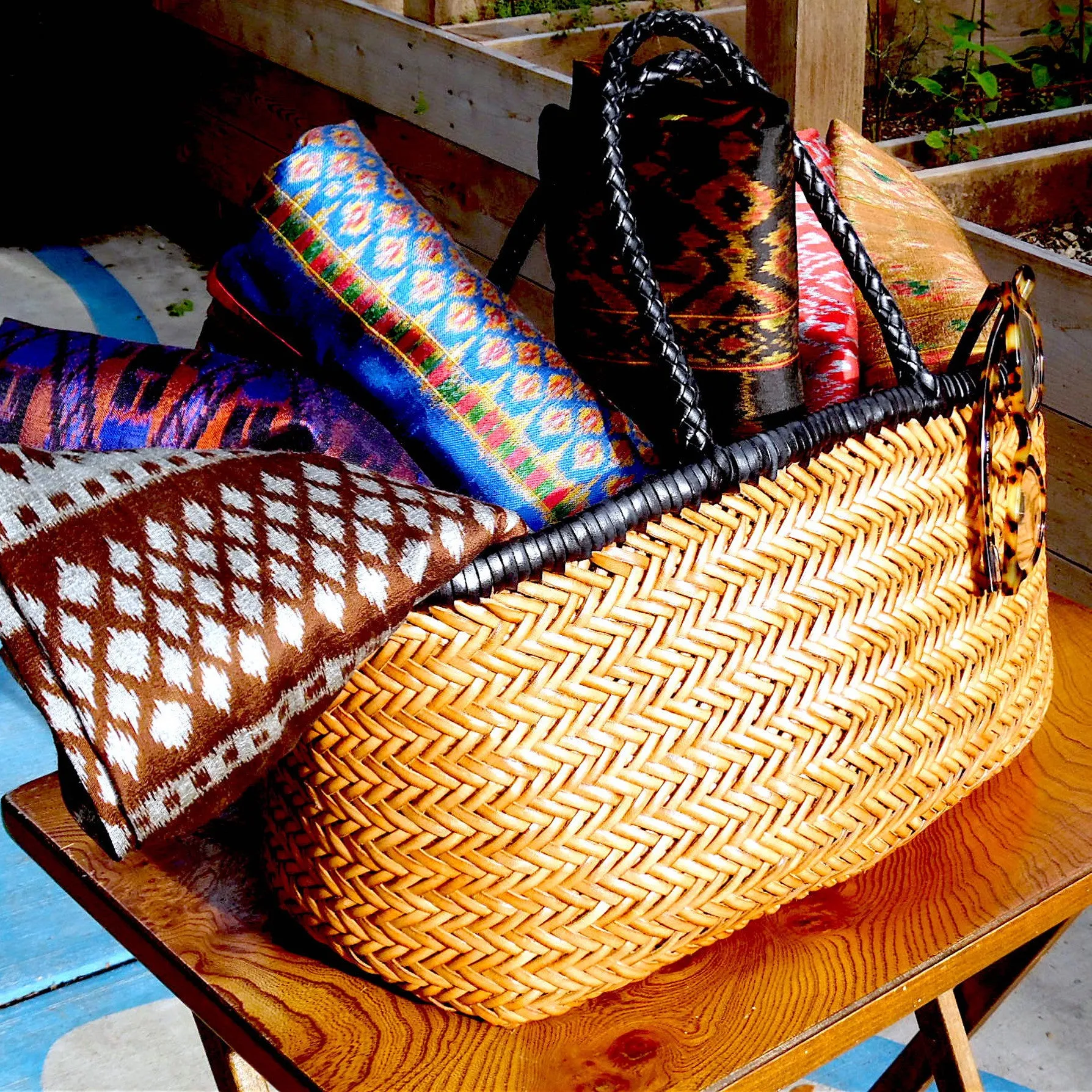 Woven Leather Market Tote - Advance Orders