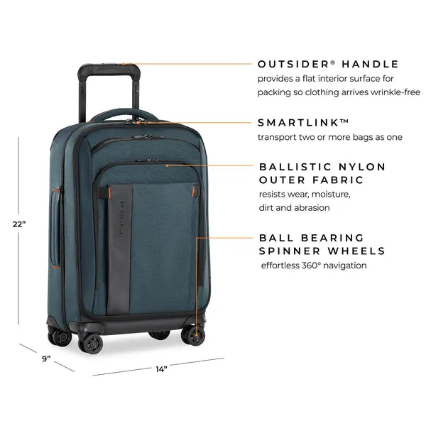 ZDX 22" Domestic Carry-On Expandable Spinner